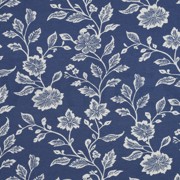 VISCOSE JERSEY FLOWERS BLUE (thumbnail)