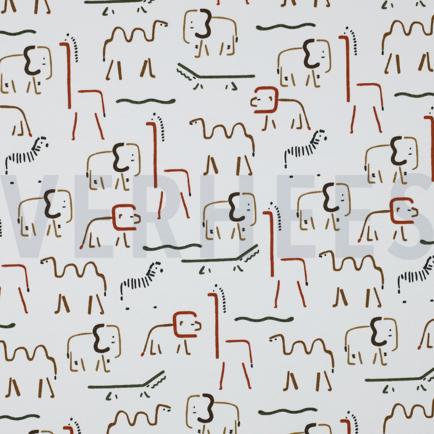 SOFT SWEAT SAFARI DIEREN GEBROKEN WIT (hover)