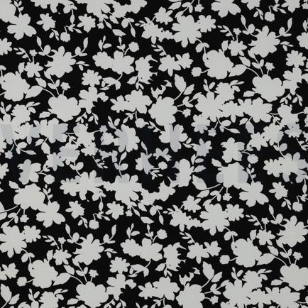 VISCOSE STRETCH BLOEMEN ZWART (hover)