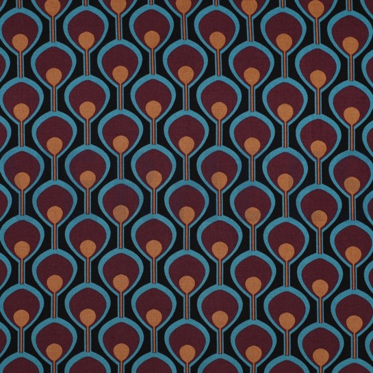 VISCOSE ROSELLA STRETCH ABSTRAIT NOIR #7