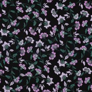 VISKOSE ROSELLA STRETCH BLUMEN SCHWARZ (thumbnail)