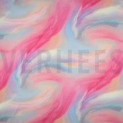 VISKOSE SATIN DIGITAL ABSTRACT ROSA (thumbnail)