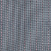 COTTON JACQUARD FLOWERS BLUE/WHITE (thumbnail)