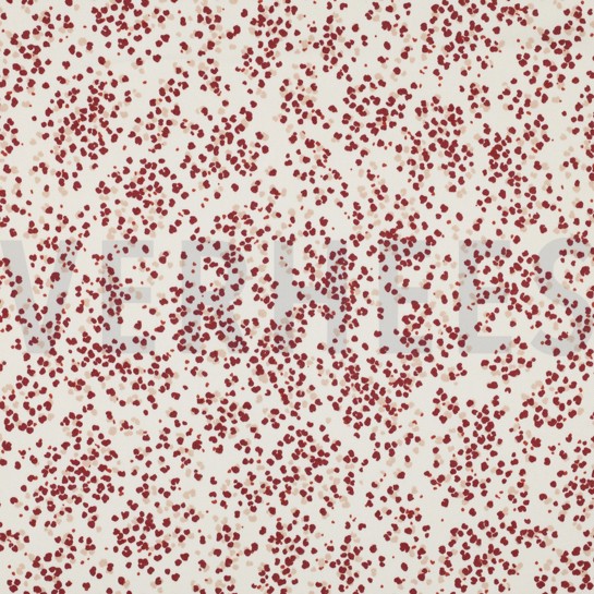VISCOSE ROSELLA STRETCH DOTS OFF WHITE #7