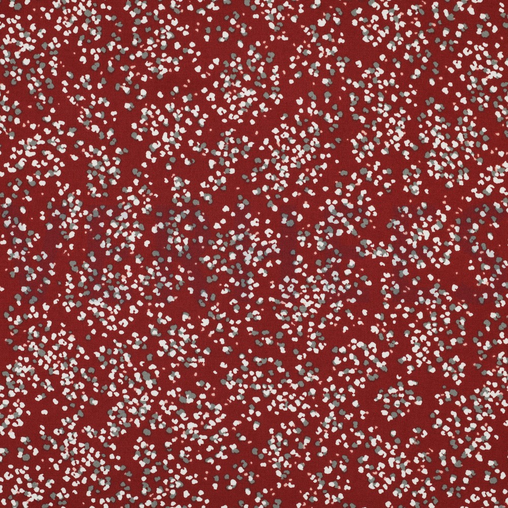 VISCOSE ROSELLA STRETCH DOTS COGNAC