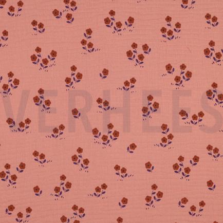 DOUBLE GAUZE FLOWERS PEACH (hover)