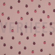 DOUBLE GAUZE FRUIT ZACHTROZE/OUDROZE (thumbnail)