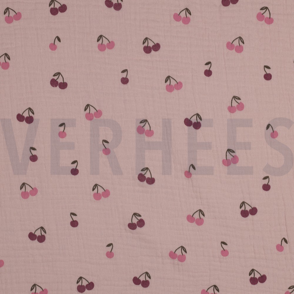 DOUBLE GAUZE FRUIT ZACHTROZE/OUDROZE