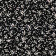VISCOSE RADIANCE KLEINE BLOEMEN ZWART (thumbnail)