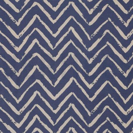 VISCOSE RADIANCE ZIG ZAG JEANSBLAUW (hover)