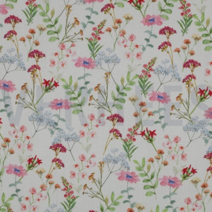 DOUBLE GAUZE DIGITAAL BLOEMEN WIT (hover)