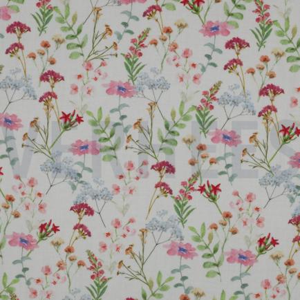 MUSSELIN DIGITAL BLUMEN WEISS (hover)