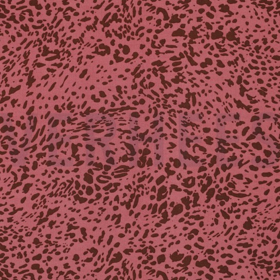 VISCOSE RADIANCE DIERENHUID DONKERROZE #7