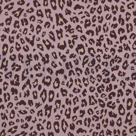 LIN VISCOSE PEAU D’ANIMAL MAUVE (hover)