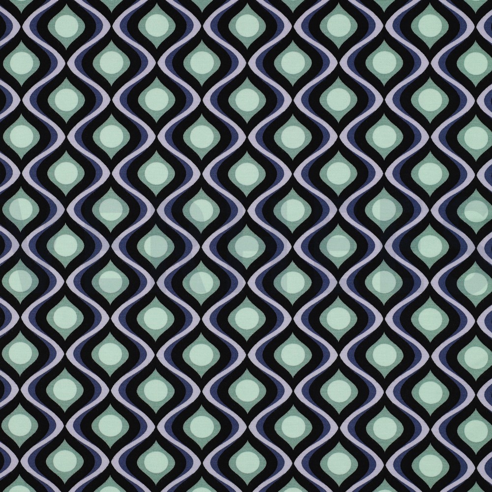 PUNTA DI ROMA GRAFISCH KOBALT / LILA