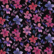 PUNTA DI ROMA DIGITAL FLEURS NOIR (thumbnail)