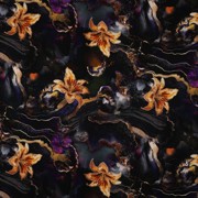 PUNTA DI ROMA DIGITAL FLEURS NOIR (thumbnail)