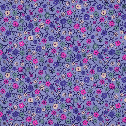 JERSEY NEON FLOWERS LAVENDER (hover)