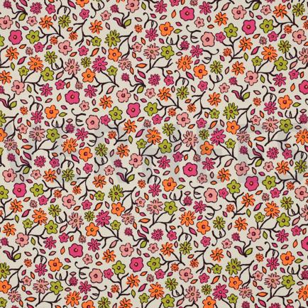 JERSEY NEON FLOWERS WHITE (hover)