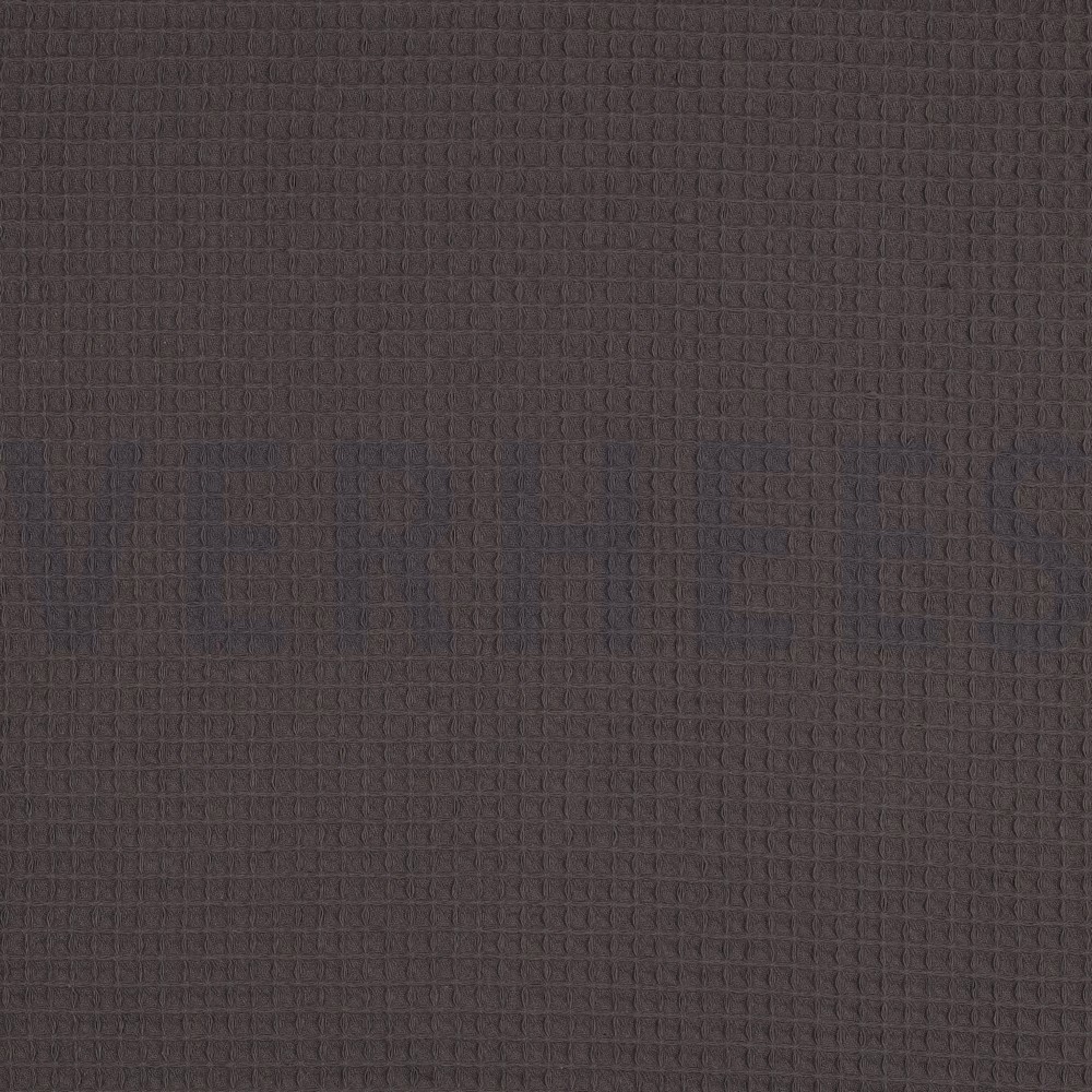 BAUMWOLLE WAFFEL ANTHRAZIT