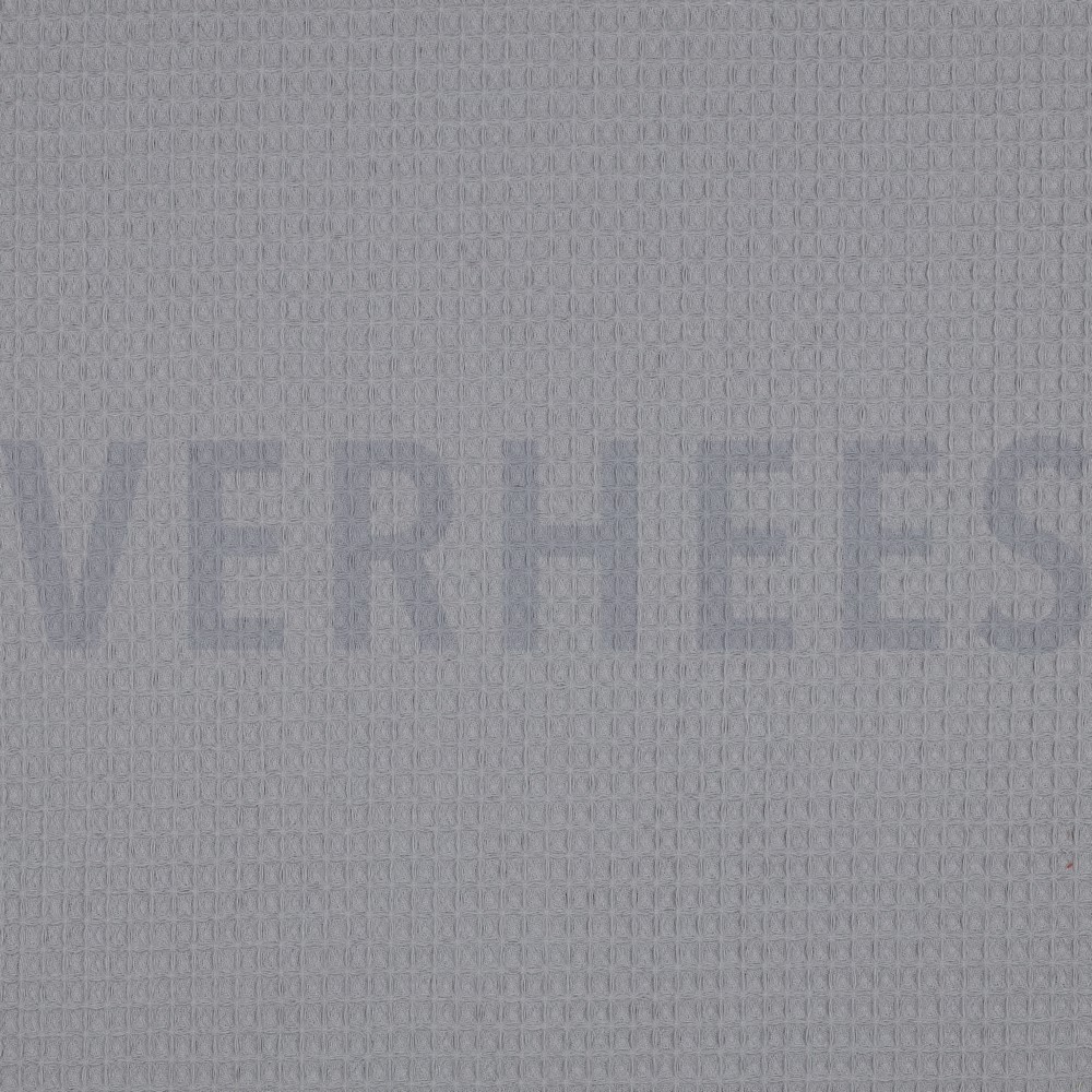 BAUMWOLLE WAFFEL GRAU