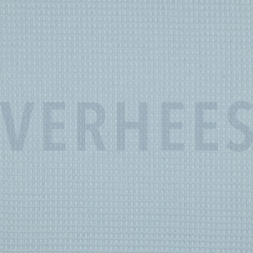 BAUMWOLLE WAFFEL HELLBLAU