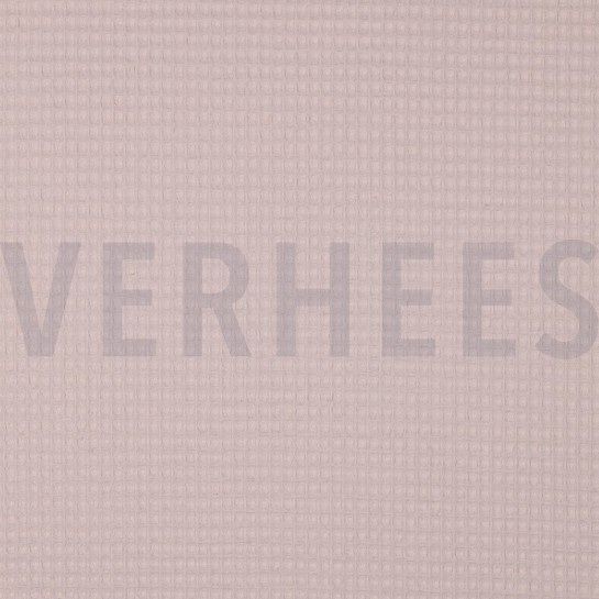 COTTON WAFFLE LIGHT ROSE #7