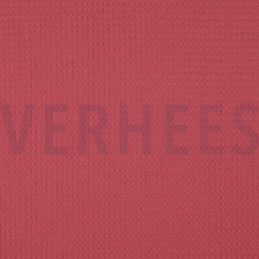 COTTON WAFFLE DARK ROSE