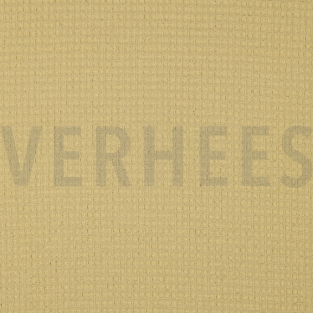 COTTON WAFFLE SOFT YELLOW