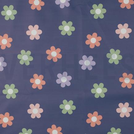 REGENMANTEL BLUMEN JEANSBLAU (hover)