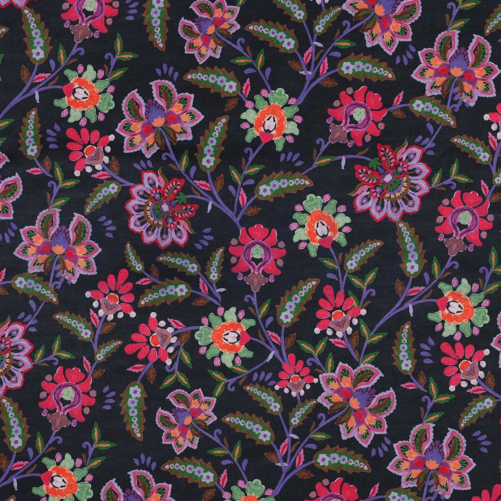 SOFTSHELL DIGITAL FLOWERS NAVY