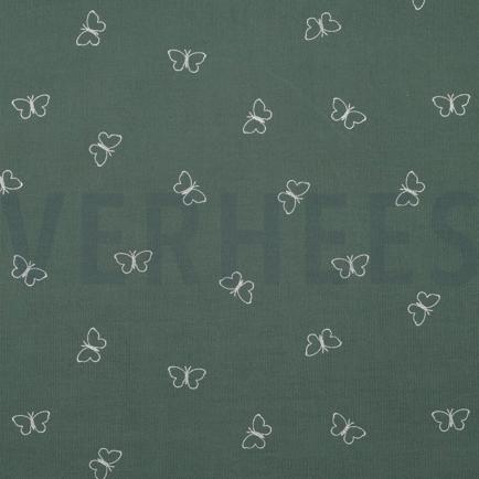 CORDUROY BABYRIB GLITTER VLINDERS SALIEGROEN (hover)