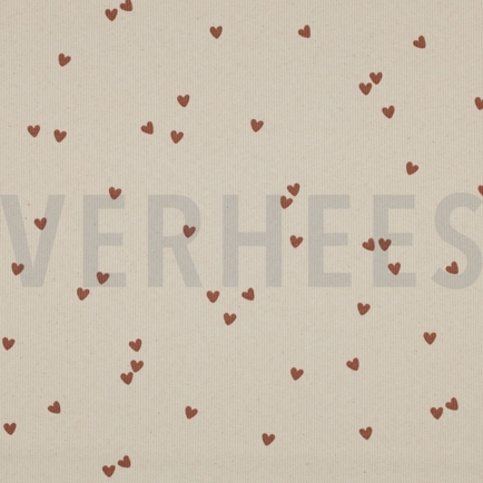 JERSEY CÔTELÉ COEURS NATUREL (hover)