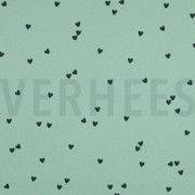 JERSEY CÔTELÉ COEURS SAUGE (thumbnail)