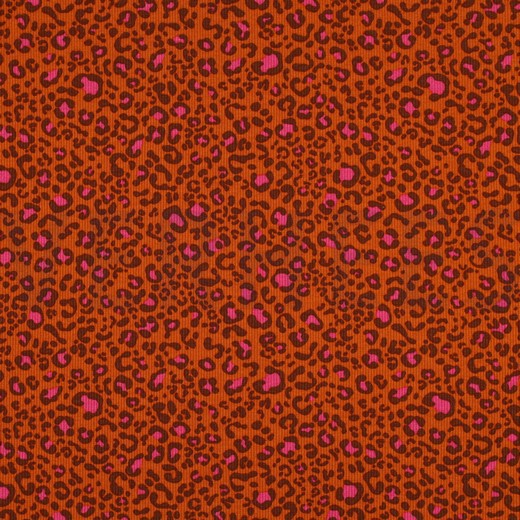 RIB JERSEY DIERENHUID ORANJE