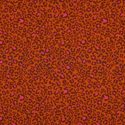 JERSEY CÔTELÉ PEAU D’ANIMAL ORANGE (hover)