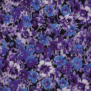 JERSEY DIGITAL FLEURS BLEU MARINE (thumbnail)