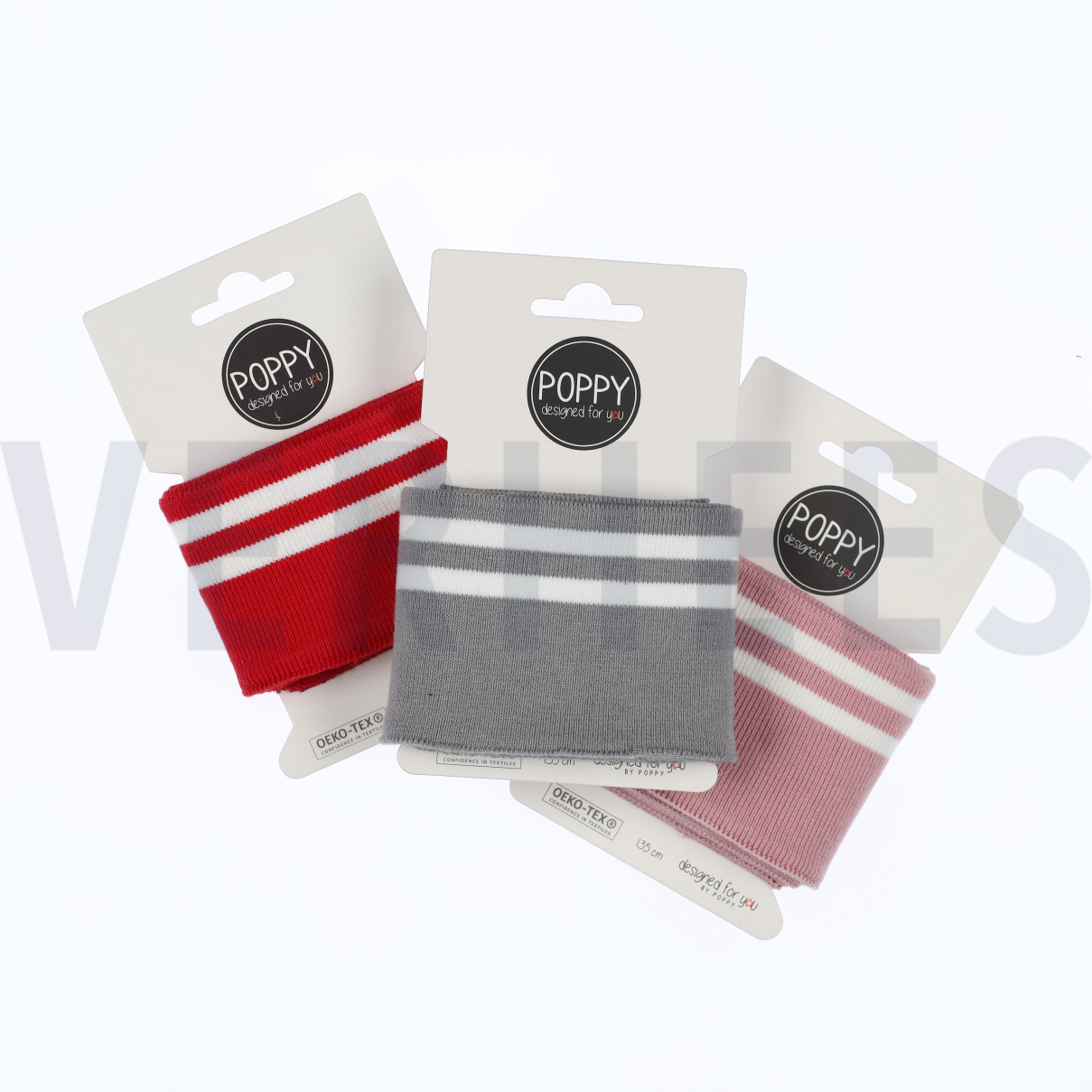 CUFFS BÜNDCHEN STREIFEN 7CM 