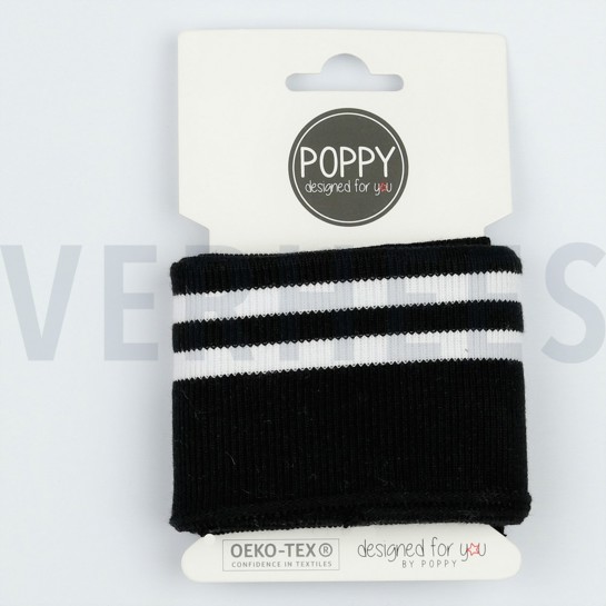 CUFFS STRIPES 7CM BLACK #7
