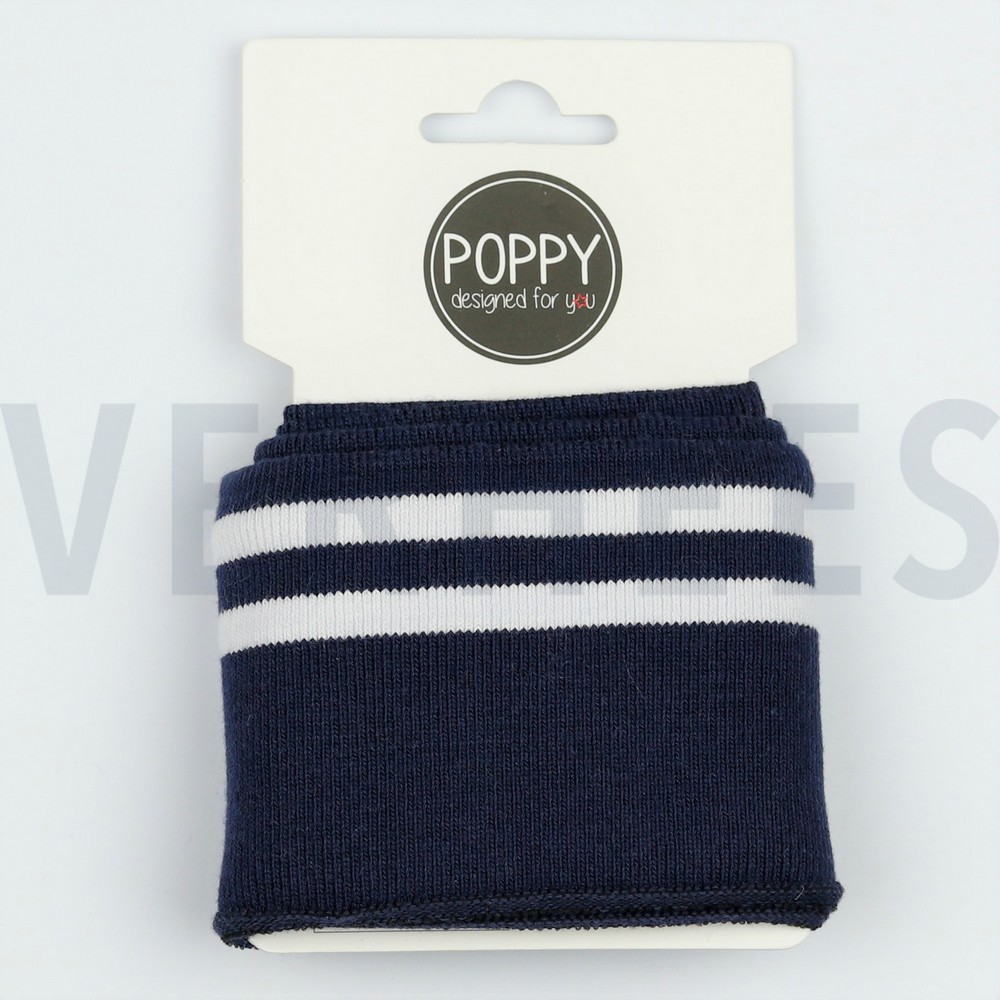 CUFFS STRIPES 7CM NAVY