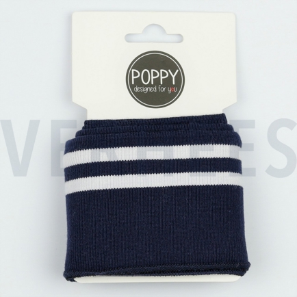 CUFFS STRIPES 7CM NAVY (hover)