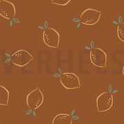 FRENCH TERRY FRUCHT HASELNUSS (thumbnail)