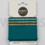 CUFFS LUREX 7CM TEAL (thumbnail)