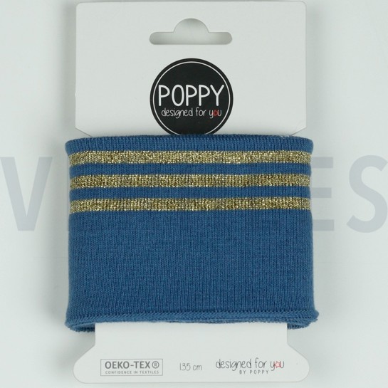 CUFFS LUREX 7CM JEANSBLAUW #7
