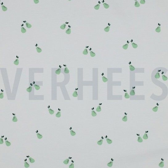 JERSEY GOTS FRUITS WHITE #7