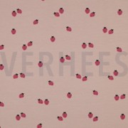 JERSEY GOTS FRUITS MAUVE CLAIR (thumbnail)