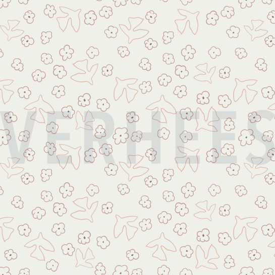 SWEAT VOGELS GEBROKEN WIT #7