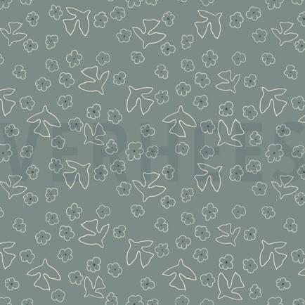 SWEAT VOGELS DONKER MINT (hover)