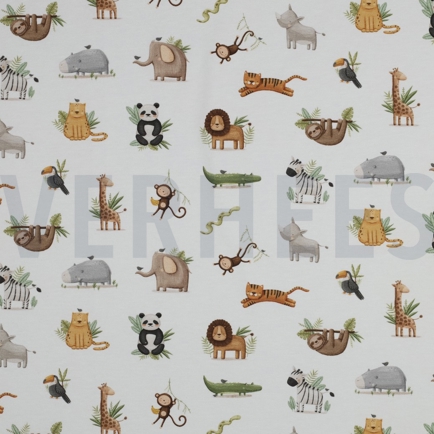 JERSEY GOTS DIGITAL ANIMALS WHITE (hover)