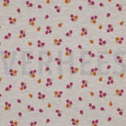 JERSEY MÉLANGE FLEURS SABLE CLAIR (thumbnail)